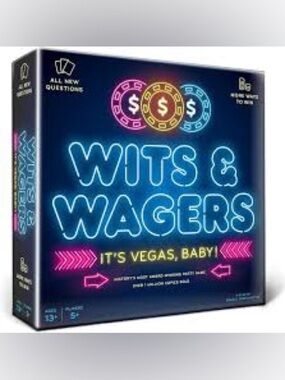 NEW! Wits & Wagers: It's Vegas Baby Board Game Party Family- Factory Sealed